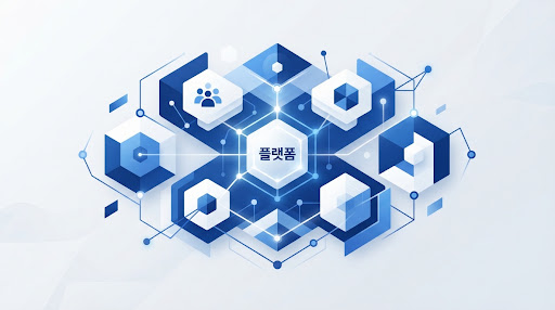 근거와 참여를 상징하는 정의포럼 플랫폼 이미지